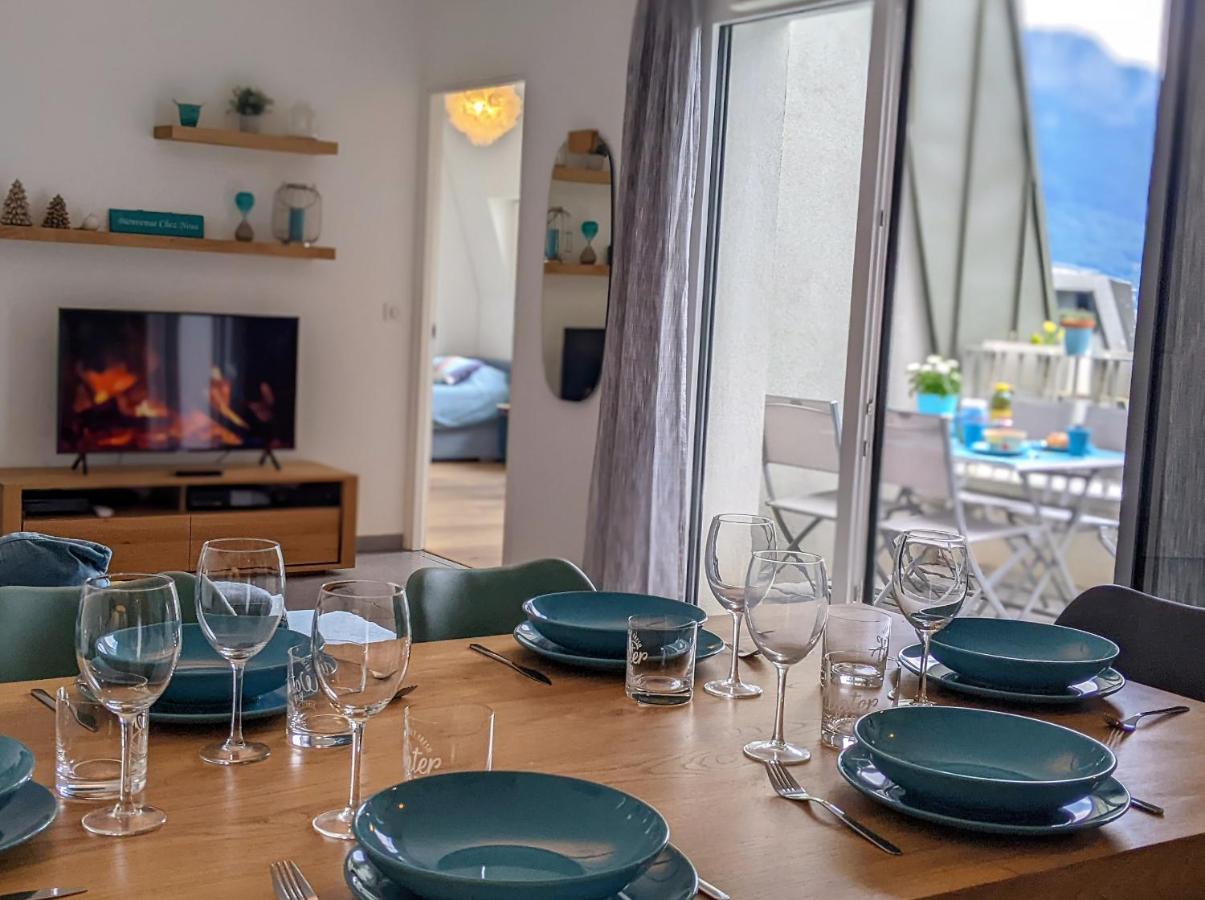 Le Bleu Du Lac: Lakeside Serenity with Private Parking Annecy Exterior photo